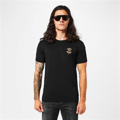 dolce gabbana crown bee t shirt|Dolce & Gabbana Crown & Bee Embroidered Cotton T.